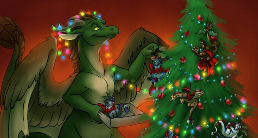 Дракону понравится: в каких цветах украсить ёлку и нарядить дом к Новому году