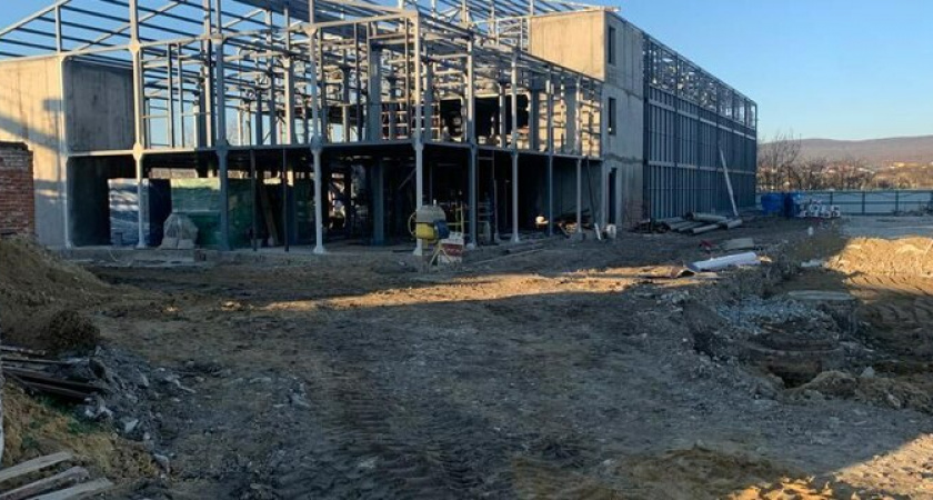 Канализационные очистные сооружения в станице Натухаевской готовы уже на 69%