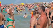 В Анапе на пляже скоро закончатся даже стоячие места: видеоролик с курорта