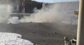 Срочно! В Новороссийске произошел пожар на территории резервуарного парка нефтебазы «Грушовая». Видео с места ЧП