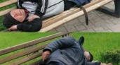 Парки Новороссийска превратились в приют для бомжей: бездомные спят на лавках и собирают мелочь в фонтанах