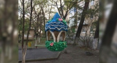Hand-Made на лавочке: креативный скворечник появился в одном из дворов Новороссийска