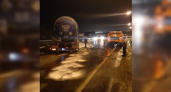 В Новороссийске трассу залило соляркой после ДТП с бензовозом