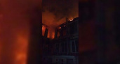 Вчера на Энгельса в  Новороссийске сгорело здание, которое находилось на реконструкции