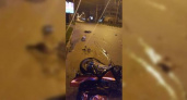 Два человека погибли в кровавом ДТП от столкновения мотоцикла и легковушки в Новороссийске: фото с места происшествия