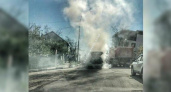 В Новороссийске на ходу загорелась иномарка