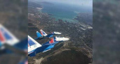 Опубликовано видео репетиции «Русских витязей» в Новороссийске с борта самолета