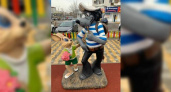 На детских площадках Новороссийска появились фигуры героев известных мультфильмов