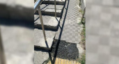 В Новороссийске недостроенный пандус закидали асфальтом, сославшись на недостаток бюджета