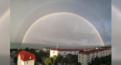 «Какая красота!»: вчера вечером новороссийцы любовались двойной радугой