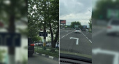 В Новороссийске дорожники перепутали разметку на большом перекрестке