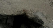 Портал в потусторонниймир: в Новороссийске провалилась дорога