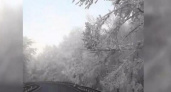 За Андреевским перевалом под Новороссийском – настоящая зимняя сказка
