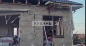 Обломки беспилотника ВСУ разрушили дом беременной женщины в Краснодарском крае