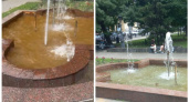 «Воняет мочой!»:вода в фонтане в Новороссийске стала рыжего цвета