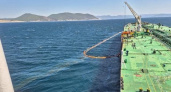 У берегов Новороссийска в море попало около 4-5 тонн нефти
