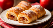 Яблочные рулеты с нежнейшим тестом: тонкие, как бумага, и невероятно сочные внутри