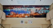 В поезде Новороссийск – Москва запустили тематический вагон с видами города-героя 