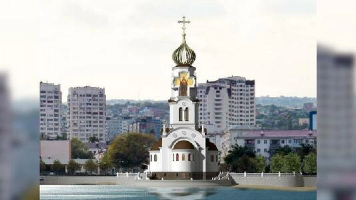 Медная крыша, бронзовые врата и мозаичная живопись: в Новороссийске возобновилось строительство храма у «Нептуна» 