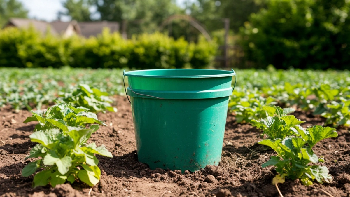 Ведро посреди грядки: сумасшедший лайфхак, который заставит соседей крутить пальцем у виска, пока они не увидят результат