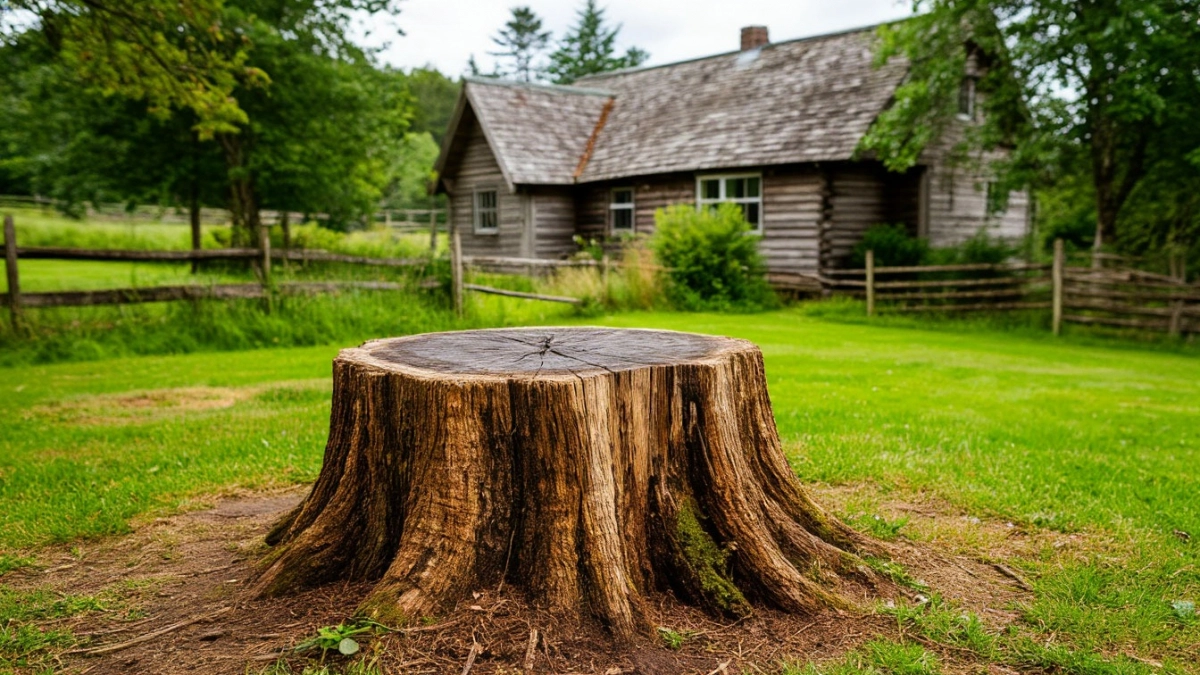 Избавляюсь от пня за пару минут: сотрудник лесхоза раскрыл секрет, который работает без корчевания и техники