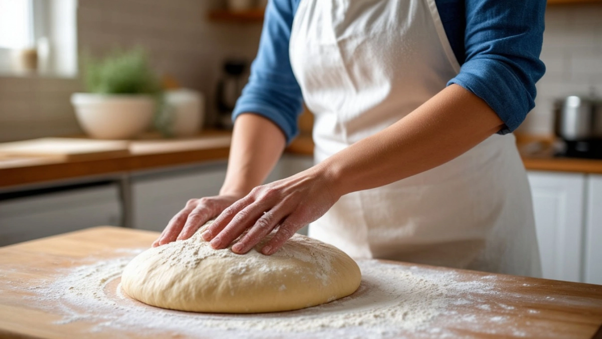 Просто мешаю муку с кипятком: теперь мои домашние требуют этот шедевр каждый день — готовится за 5 минут