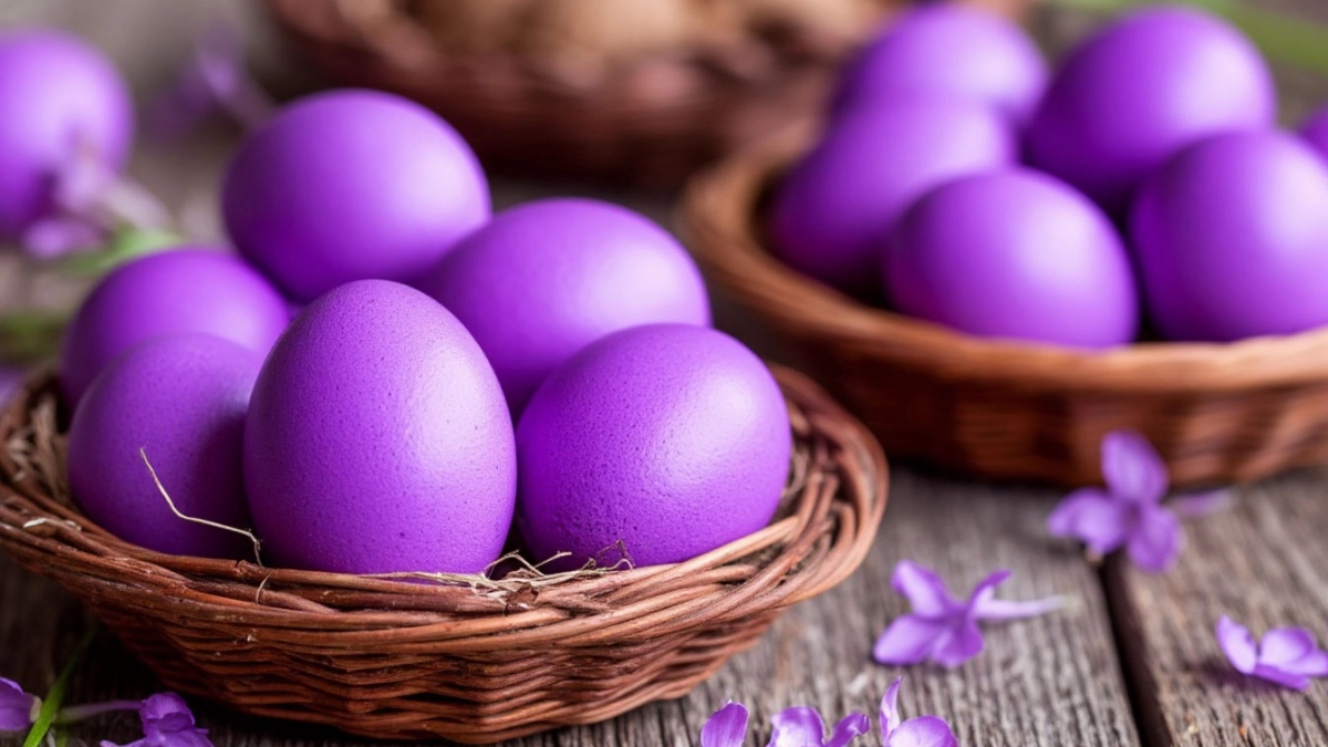 Никакой химии: этот сиреневый цвет для яиц на Пасху делают из того, что есть в каждом холодильнике