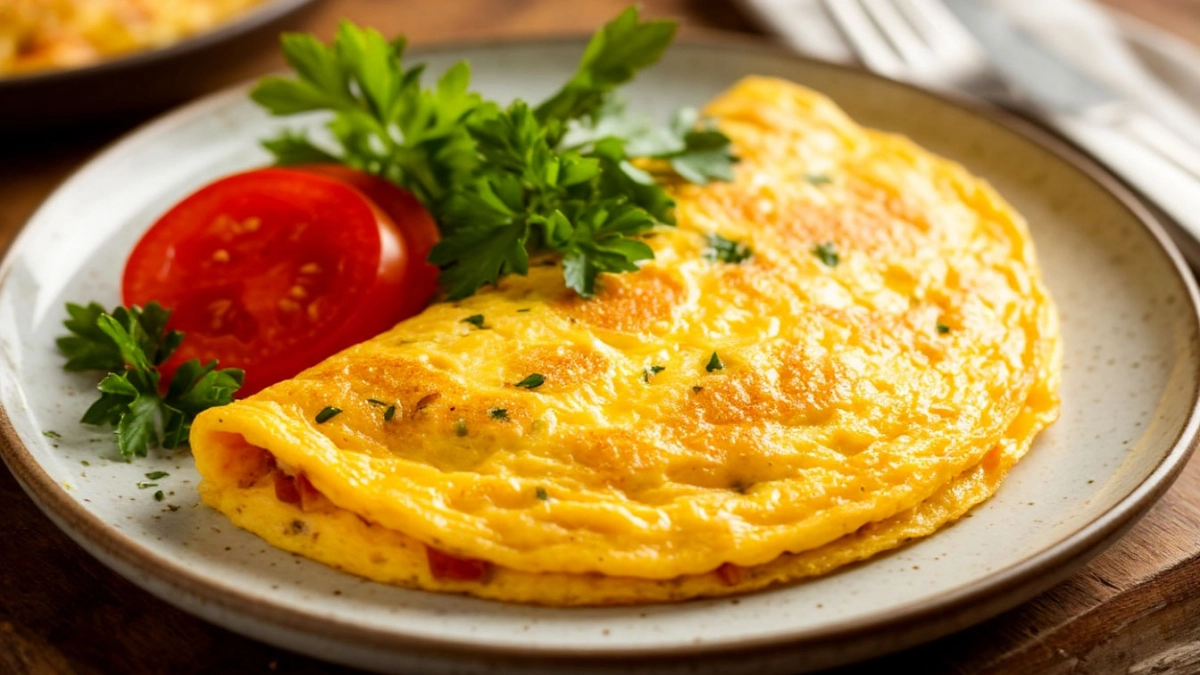 Секрет столовского омлета: 6 яиц, 300 молока и полчаса терпения