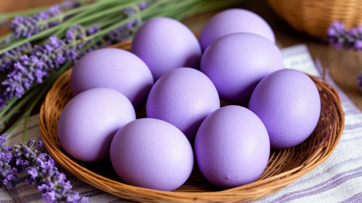 Красный – это прошлый век: как покрасить яйца на Пасху 2026 в модный лавандовый цвет без химии
