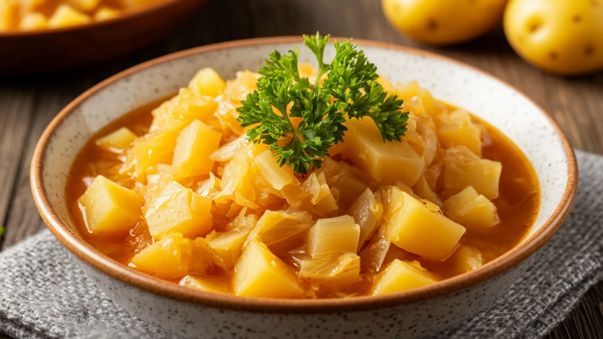 Ужин за 40 минут из того, что есть в холодильнике: рецепт тушёной капусты с картошкой, который спасёт любую хозяйку