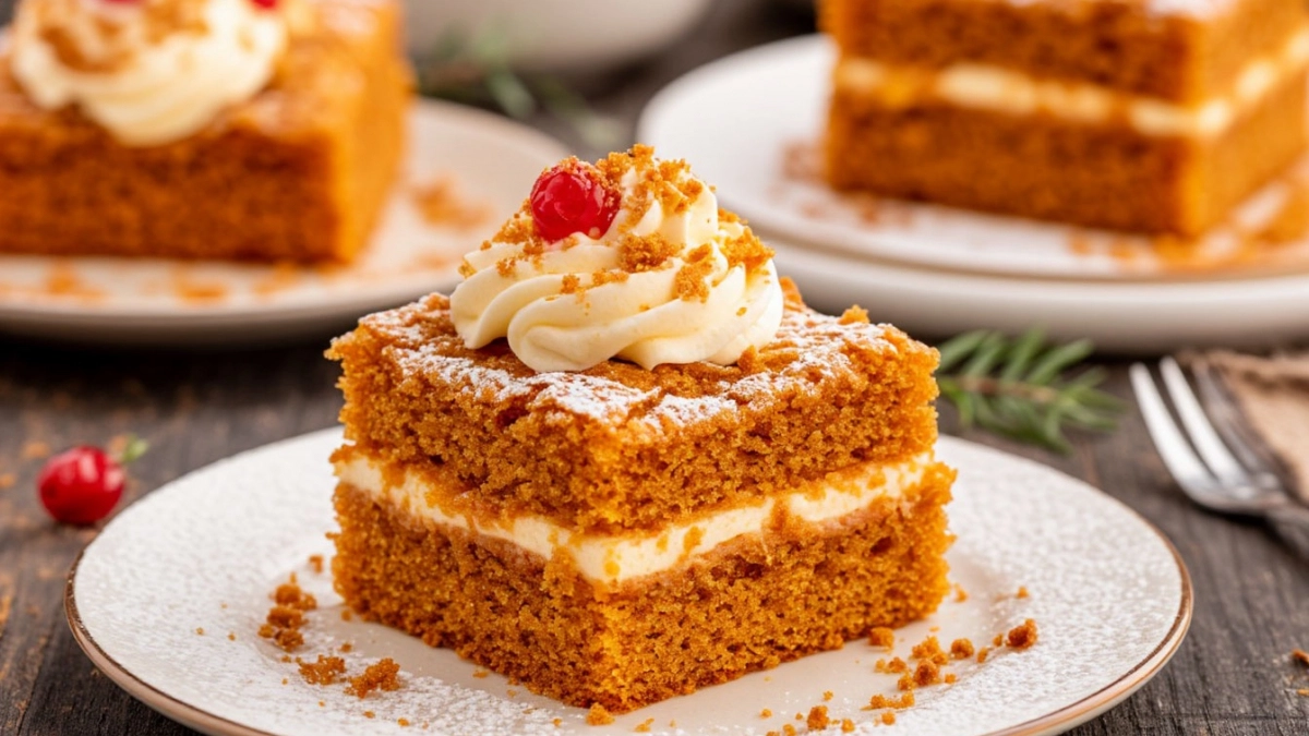 Этот медовик не нужно раскатывать: тесто выливается на противень, а крем из белого шоколада делает его нереально нежным