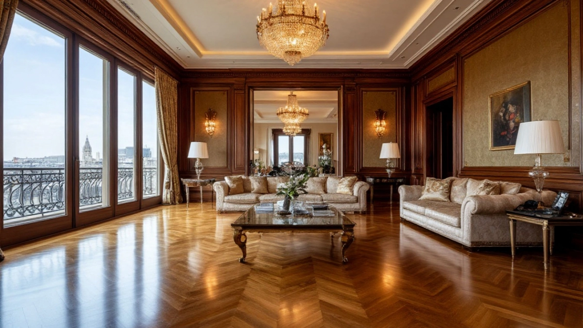 Ламинат вышвырнули на помойку: чем теперь застилают полы те, у кого денег куры не клюют