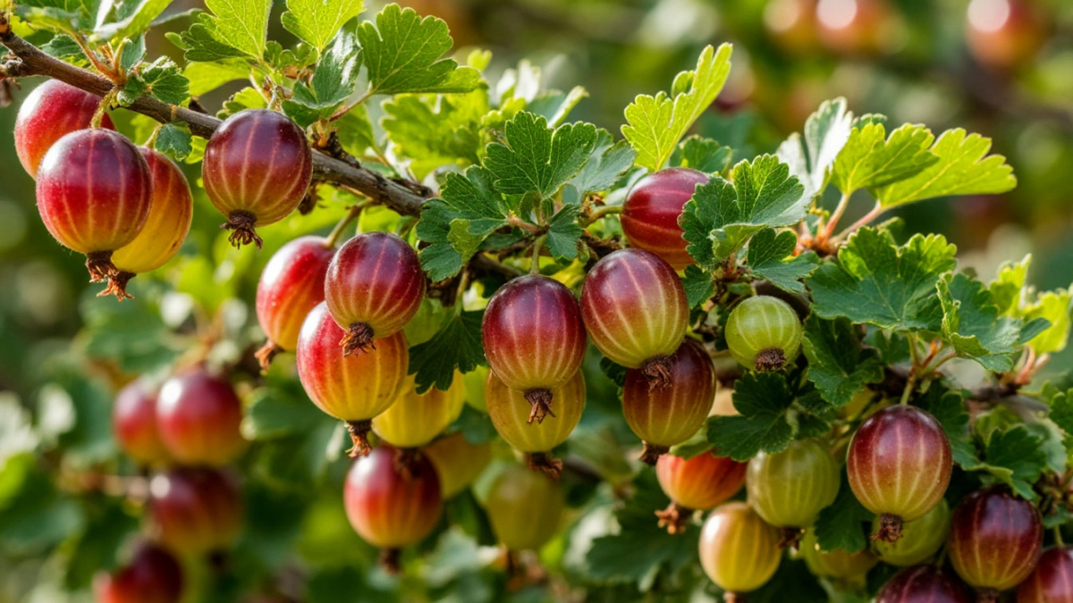 Всего одна ложка под куст — и крыжовник завалит ягодами, как виноградными гроздьями