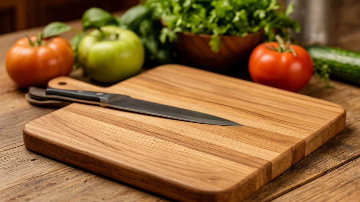 Половина лимона творит чудеса: доска блестит и не воняет