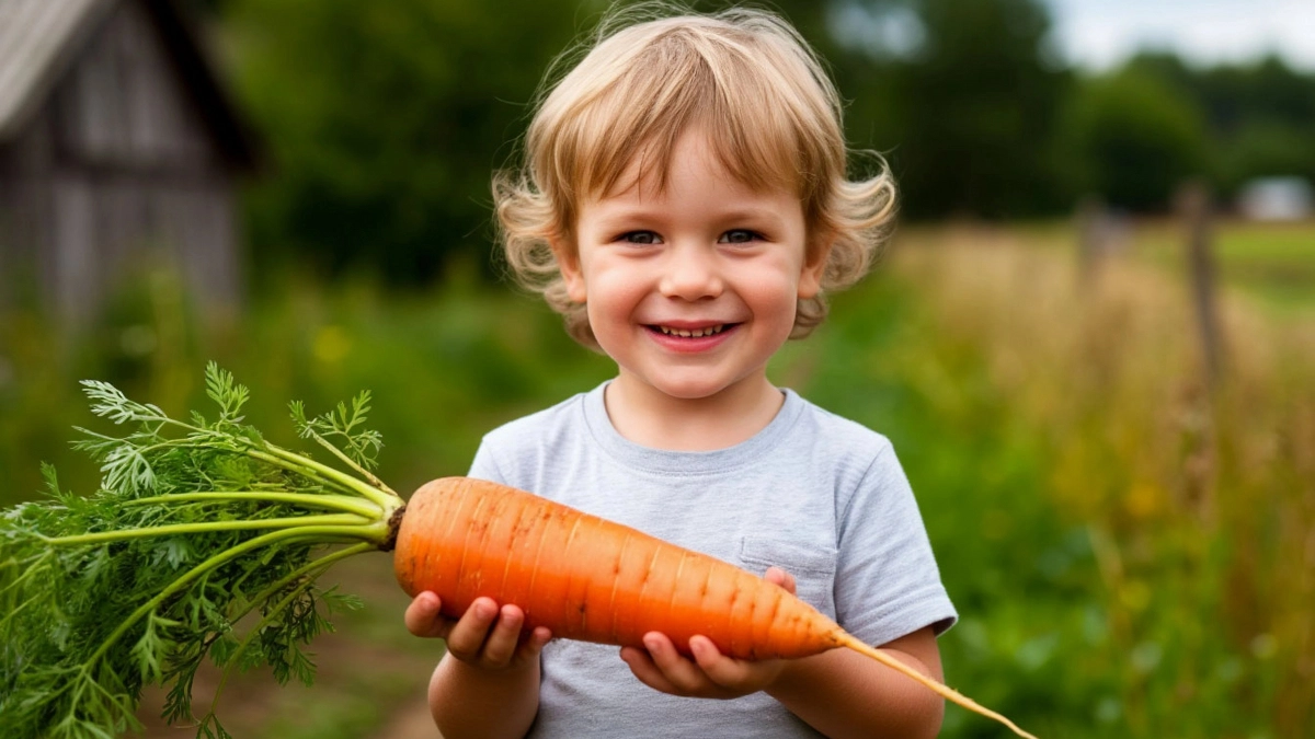 Слаще мёда и конфет: почему дети готовы жить на грядке из-за этой моркови