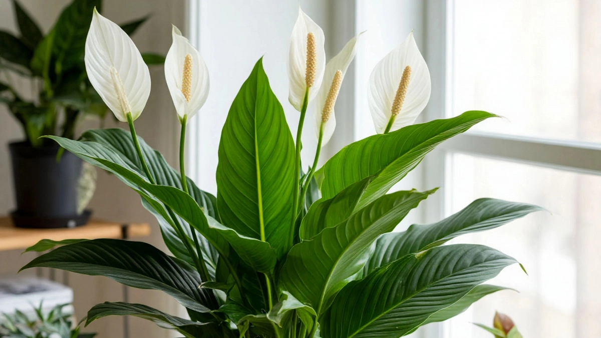 Не спатифиллум, а живой фонтан: 30 грамм в воду — и через неделю куст взорвёт белоснежными цветами