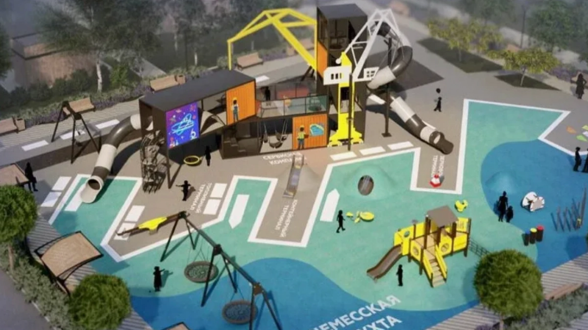В Новороссийске к концу июня обещают обустроить три новые детские площадки: адреса 