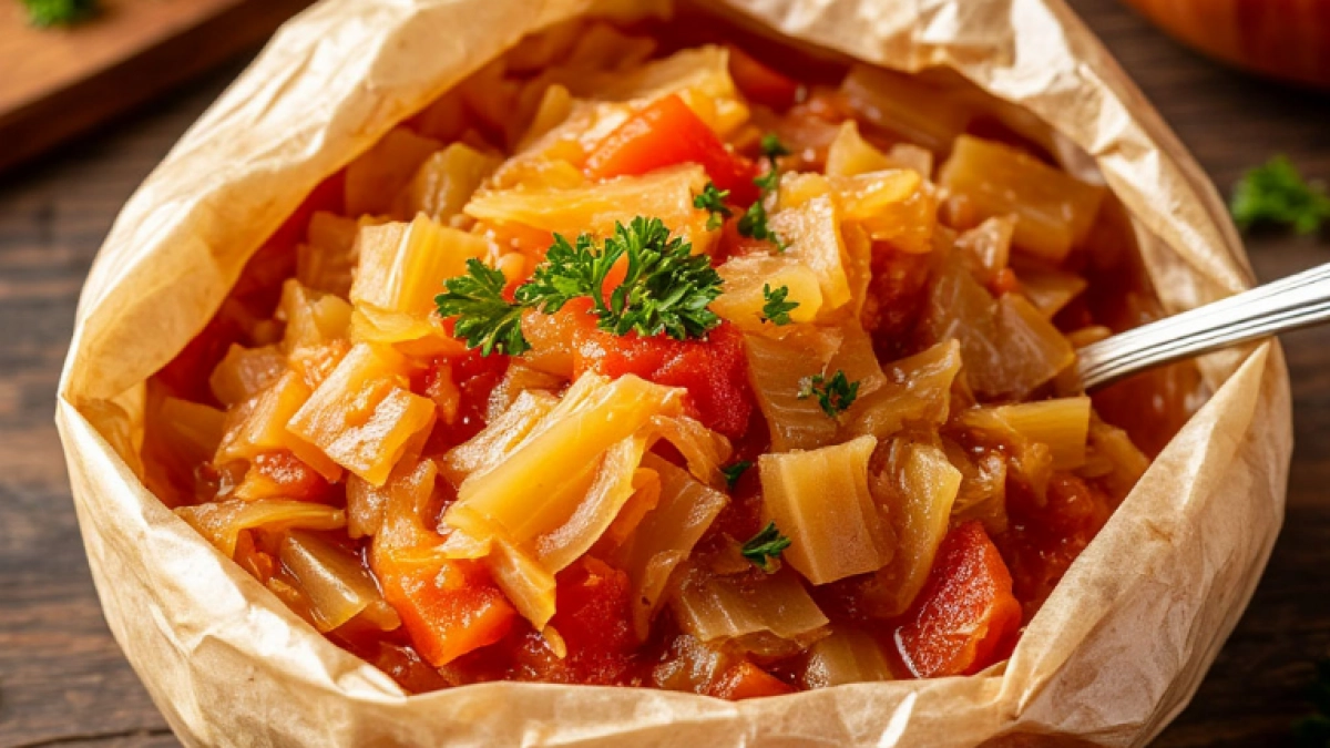 Забыла и забыла! Капуста в пакете — вкуснее, чем в сковороде