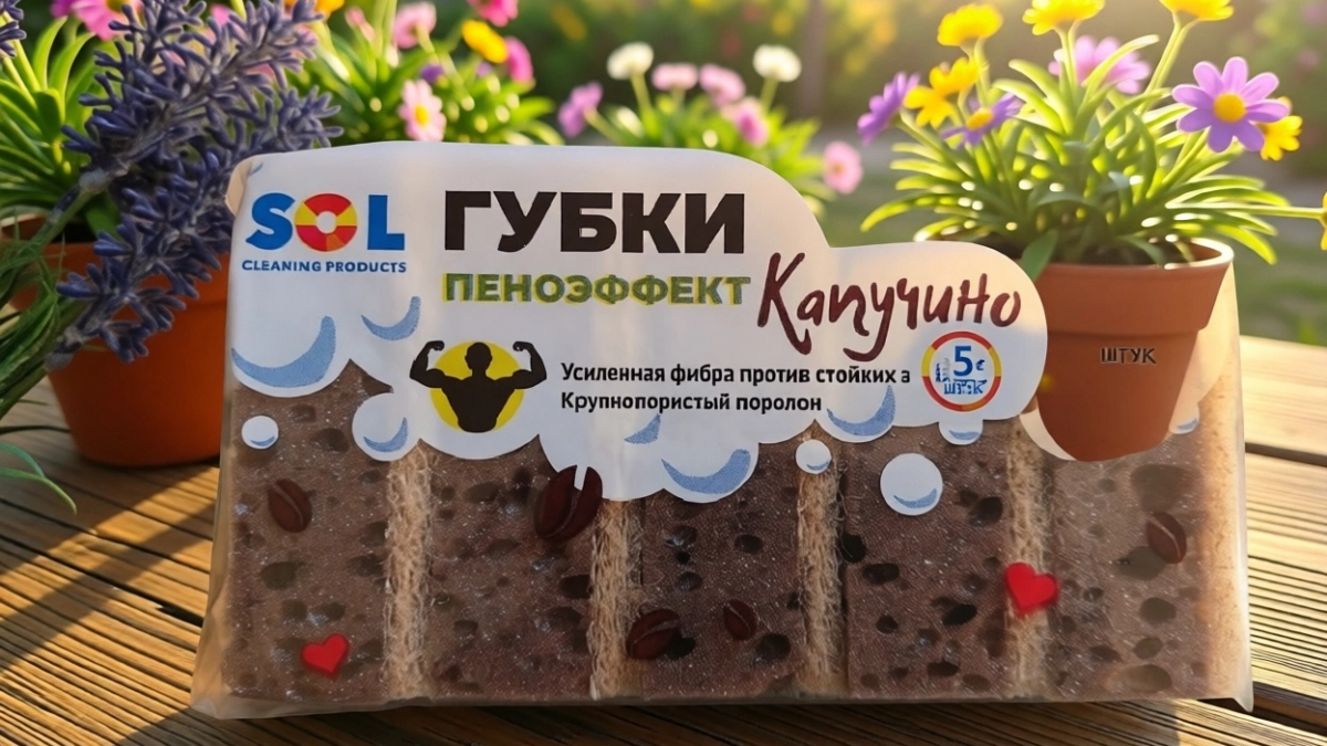 В «Фикс-прайс» нашли губки с ароматом капучино: хозяйки в восторге — я купила уже второй набор
