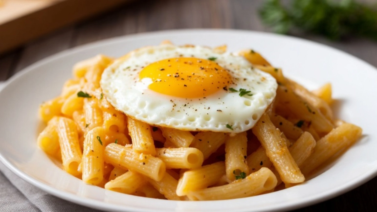 Вчерашние макароны не выбрасываю: делаю завтрак за 5 минут, вкуснее свежих