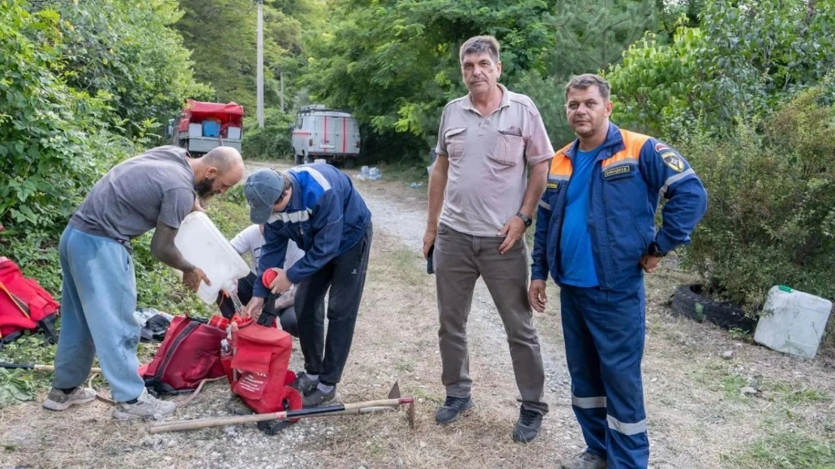Пожар в лесу потушен: добровольцы и спасатели «врукопашную» победили огонь под Новороссийском 