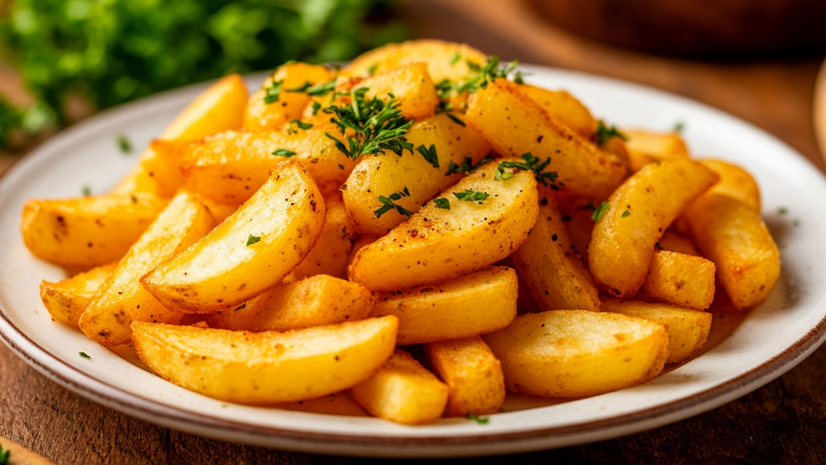 Жареная картошка с хрустящей корочкой: как я готовлю, чтобы не пригорала и была золотистой