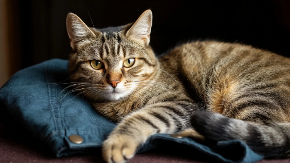 Почему кошка ложится именно на вашу одежду: 3 причины, о которых мало кто догадывается