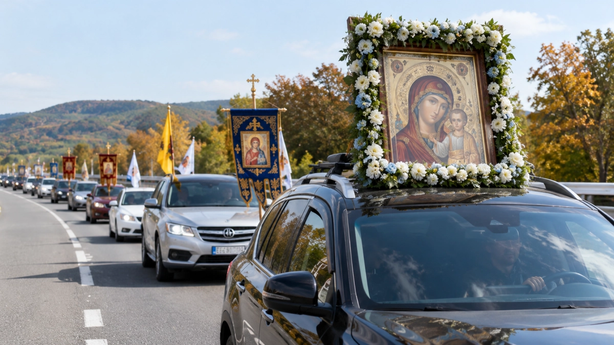Автомобильный крестный ход с Казанской иконой Божией Матери посетит Новороссийск