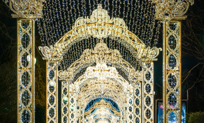 Новогодняя феерия: фотограф из Новороссийска опубликовал шикарные снимки с улицы Красной в Краснодаре