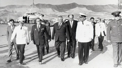 Дата в истории: 8 сентября 1974 года Леонид Брежнев гулял по Новороссийску – исторические фото  
